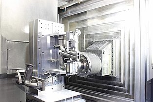 CNC Bearbeitung eines Werkstücks
